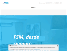 Tablet Screenshot of fsminmobiliaria.com
